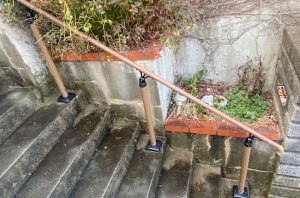 四条畷市　H邸　屋外階段手すり新設　アフター